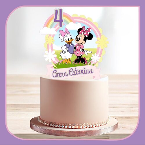 Topo de Bolo Minnie e Margarida 02
