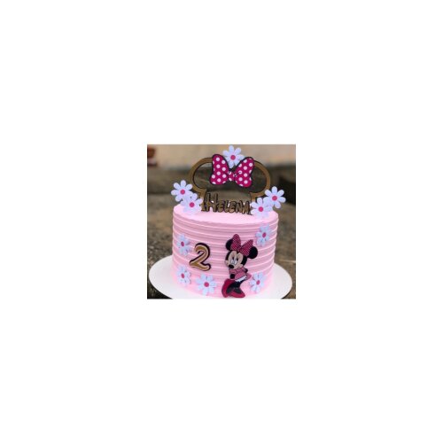 Topo de Bolo Minnie Rosa 18
