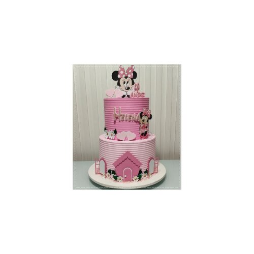 Topo de Bolo Minnie Rosa 32