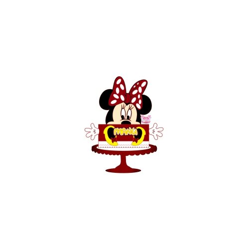 Topo de Bolo Minnie Vermelha 29