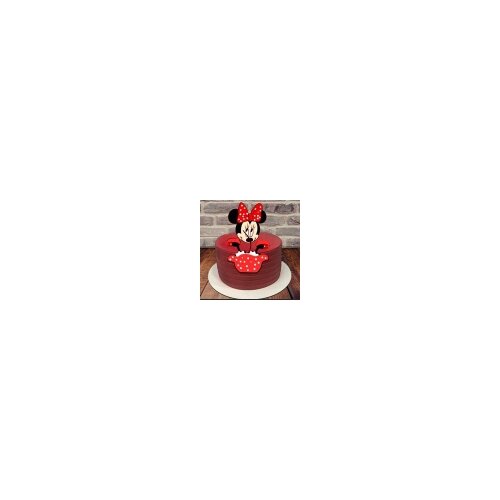 Topo de Bolo Minnie Vermelha 31