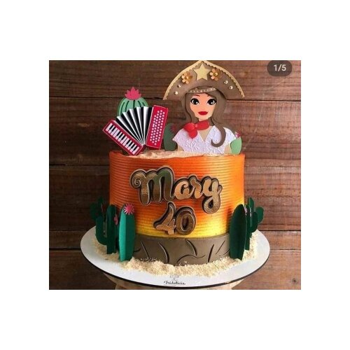 Topo de Bolo Maria Bonita 01