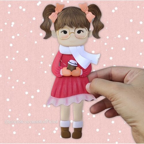 Topo de Bolo Menina 25 Arquivo digital