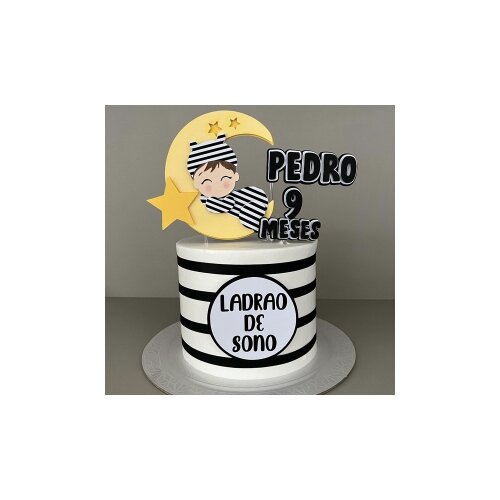 Topo de Bolo Ladrão de Sono 01