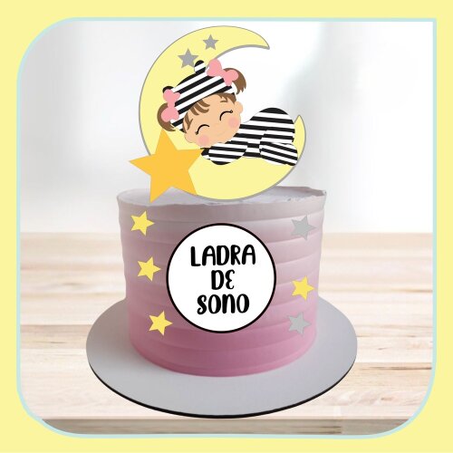 Topo de Bolo Ladrão de Sono 02