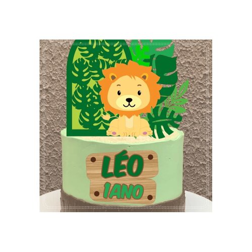 Topo de Bolo Leãozinho 32