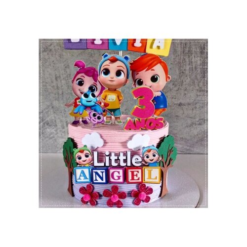 Topo de Bolo Little Angel 01