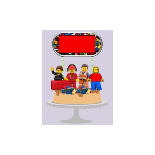 Topo de Bolo Lego 02