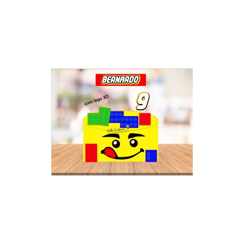 Topo de Bolo Lego 07