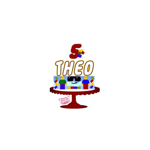 Topo de Bolo Lego 09