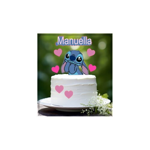 Topo de Bolo Lilo e Stich 09