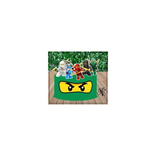 Topo de Bolo Lego Ninjago 01