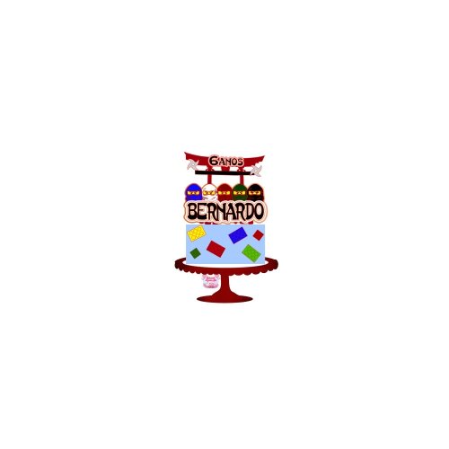 Topo de Bolo Lego Ninjago 02