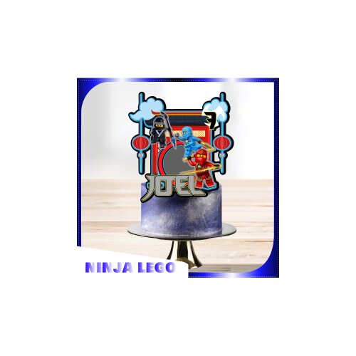 Topo de Bolo Lego Ninjago 03