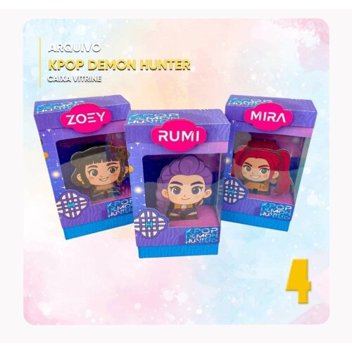 Arquivo de Corte Caixa K-Pop Demon Hunter Huntrix