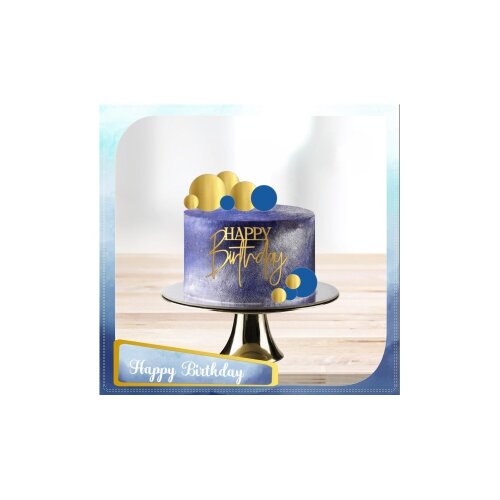 Topo de Bolo Happy Birthday 15   para imprimir