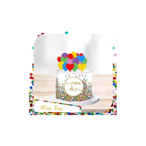 Topo de Bolo Happy Birthday 20   para imprimir