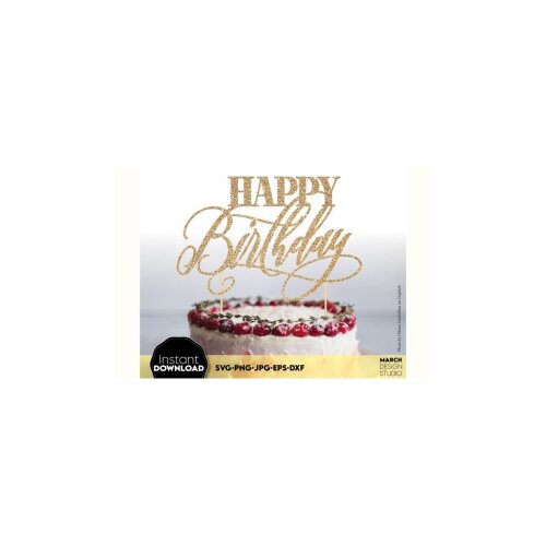 Topo de Bolo Happy Birthday 56   para imprimir