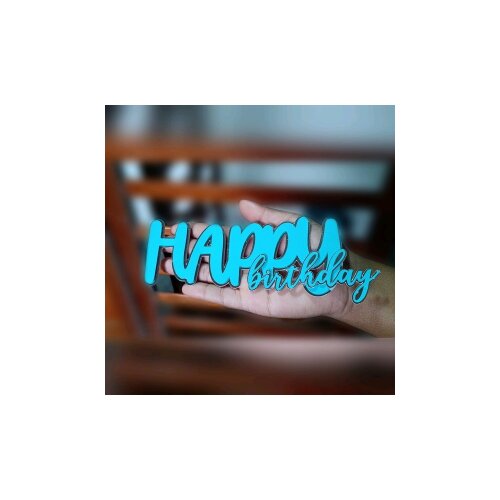 Topo de Bolo Happy Birthday 65   para imprimir