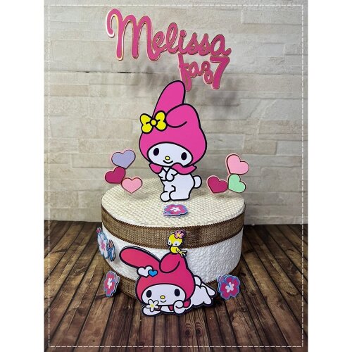 Topo de Bolo Hello Kitty para imprimir 03