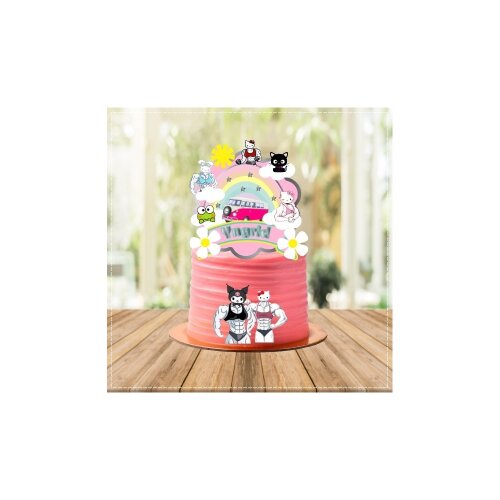 Topo de Bolo Hello Kitty para imprimir 17