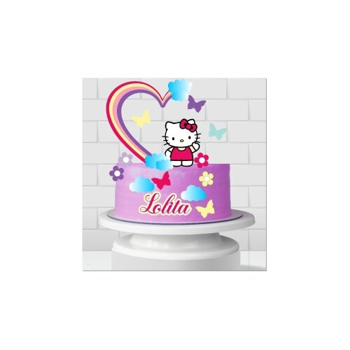 Topo de Bolo Hello Kitty para imprimir 23