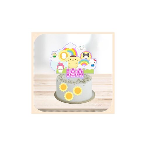 Topo de Bolo Hello Kitty para imprimir 26