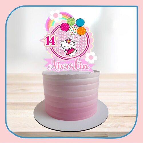 Topo de Bolo Hello Kitty para imprimir 29