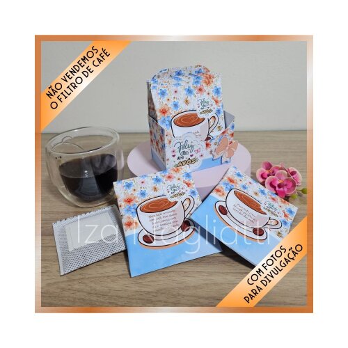 Sachê de café com suporte – dia dos avós