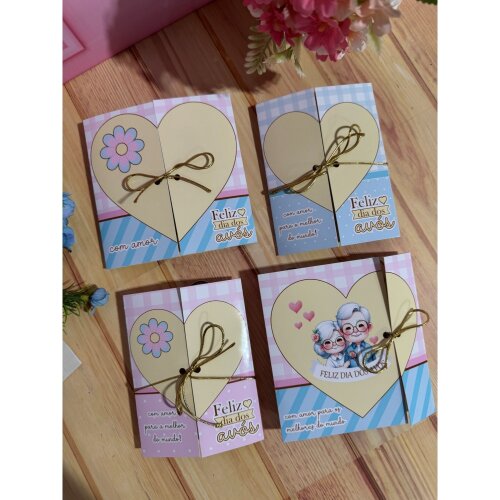 Card com Chaveiro 3 X 4 Dia dos Avós