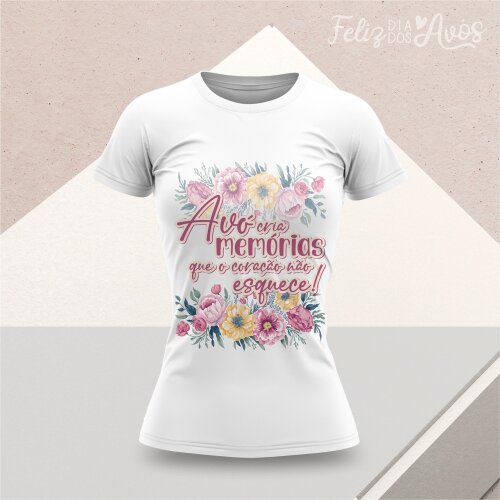 Vintage - Kit 5 Camisetas Sem foto Avós