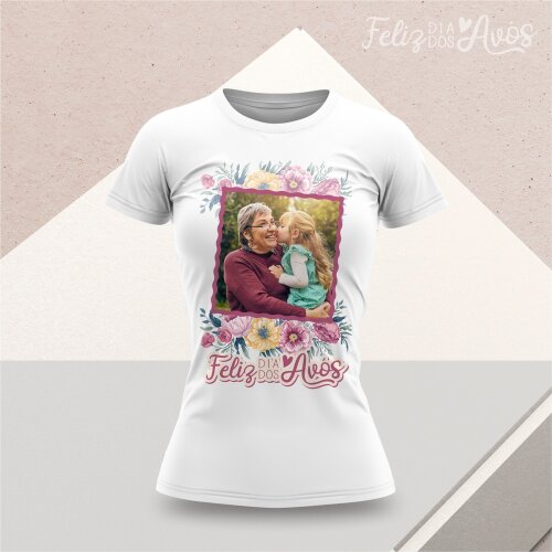 Vintage - Kit 6 Camisetas Com foto Avós 2023