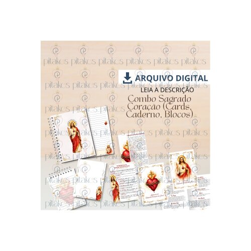 MP – SAGRADO CORAÇÃO (CADERNO, BLOCOS, CARDS)