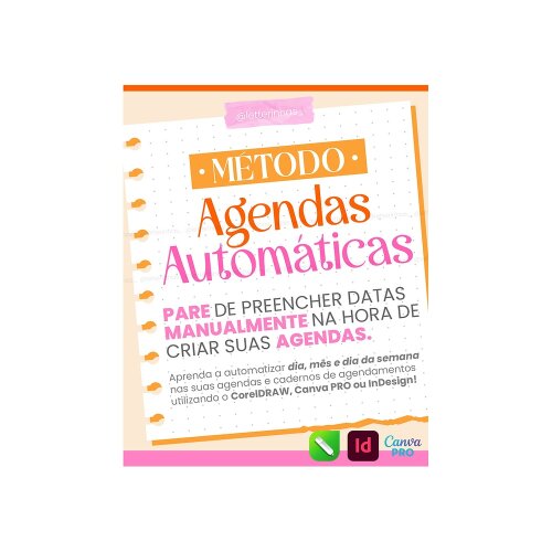 Método Agendas Automáticas - Canva - Indesign e affinity