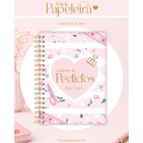 10-PACK PAPELEIRA - Caderno de pedidos