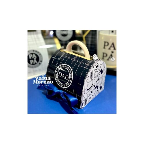 CAJA MALETA -TAZA DIA DEL PADRE 2025