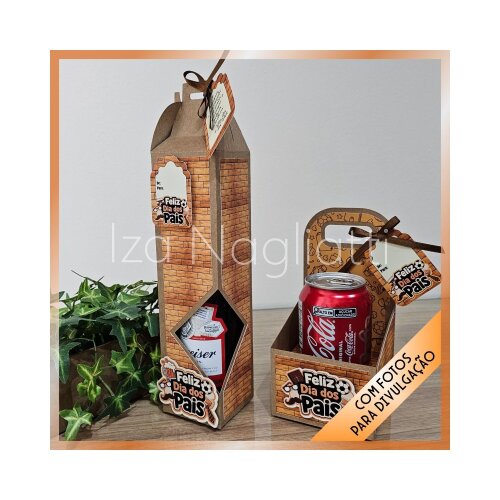 Caixas para longneck e latinha – dia dos pais