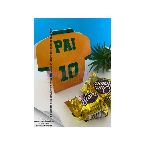 Card Camisa 10 Brasil Dia dos Pais