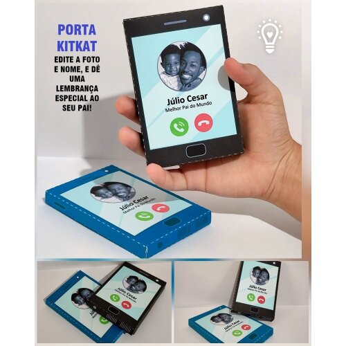 PORTA KITKAT DIA DOS PAIS (STUDIO E PDF)