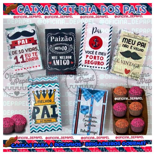 Caixas dia dos pais