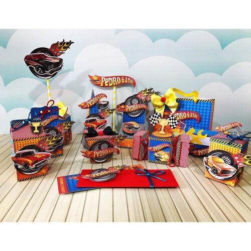 Arquivo de Corte 2 - Hotwheels - Lina Criativa