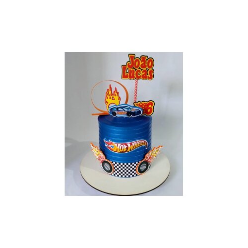 Topo de Bolo Hot Wheels para imprimir 09