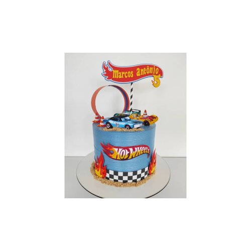 Topo de Bolo Hot Wheels para imprimir 17
