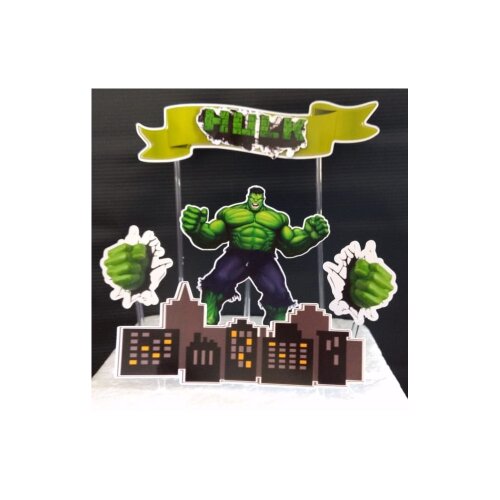 Topo de Bolo Hulk para imprimir 14