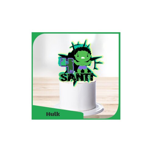 Topo de Bolo Hulk para imprimir 16