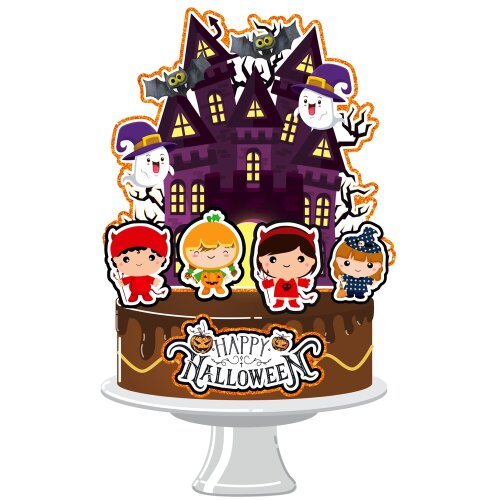 Arquivo de Corte Topo de Bolo Halloween 116