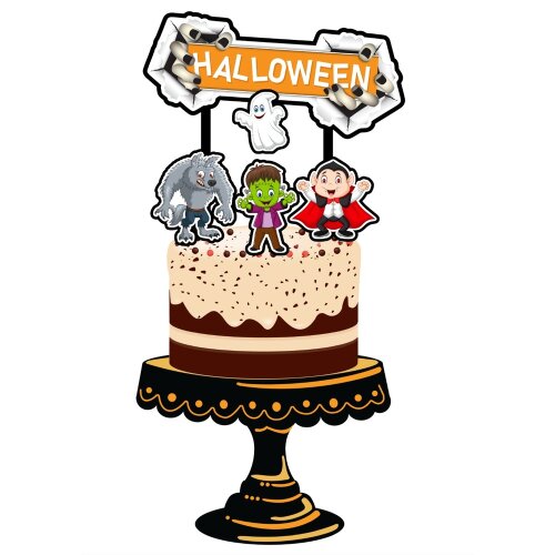 Arquivo de Corte Topo de Bolo Halloween 140