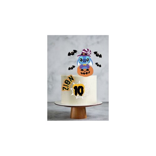 Arquivo de Corte Topo de Bolo Halloween 66