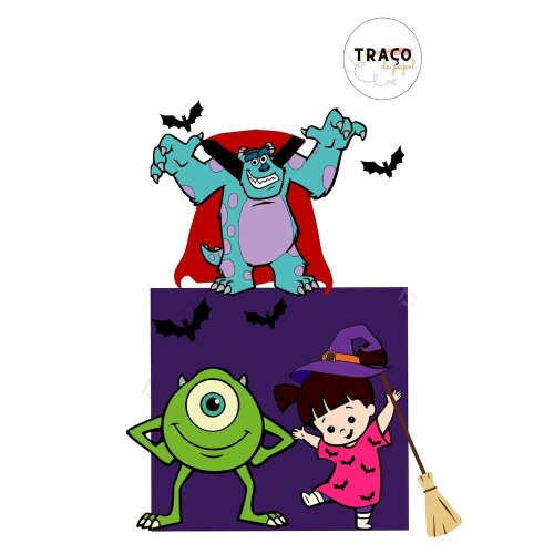 Arquivo de Corte Topo de Bolo Halloween 98