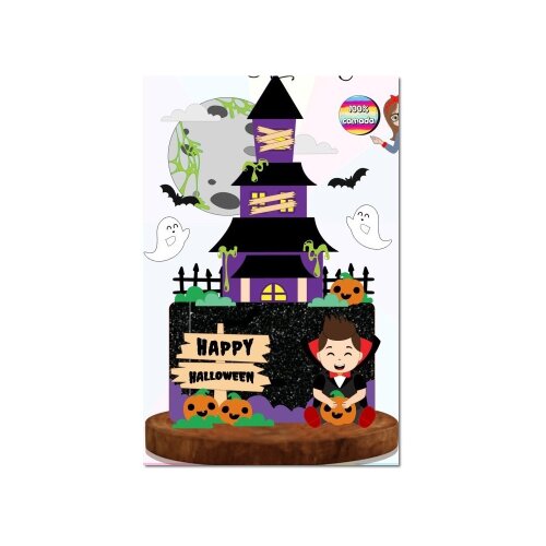 Topo de Bolo Halloween para imprimir 07